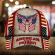 AIO Pride Patriotic Eagle Hat, American By Birth Patriot By Choice Full Printed Cap