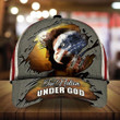 AIO Pride Premium Cracked God And Eagle, On Nation Under God 3D Hat Printed