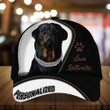AIO Pride Premium Cool Rottweiler 3D Cap For Rottweiler Lover Custom Name
