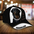 AIO Pride Premium Cool Rottweiler 3D Cap For Rottweiler Lover Custom Name