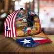 AIO Pride Premium Eagle Texas Pride 3D Printed Hat Custom Name