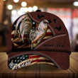 AIO Pride Premium Leather America Rooster 3D Cap Custom Name For Rooster Lover