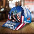 AIO Pride Premium Stay Strong America 3D Hat Custom Name