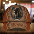AIO Pride Premium Love Horse Brown Leather 3D Hats