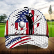 AIO Pride Premium Cool Flag Golfer And Ball, Golf Hats For Golf Lovers Custom Name