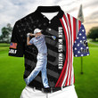 AIO Pride Premium US Back Nines Matter, Golf Polo Shirts Multicolor Custom Name