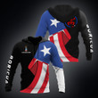 AIO Pride Puerto Rico Hoodies - Custom Name Boricua Coqui Puerto Rico Flag