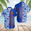 AIO Pride Russia Coat Of Arms Hibiscus Pattern Hawaiian Shirt