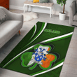 AIO Pride Lillie or MacLilly Family Crest Area Rug - Ireland Shamrock