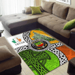 AIO Pride House of O'HEFFERNAN Family Crest Area Rug - Ireland With Circle Celtics Knot
