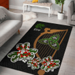 AIO Pride Owens Family Crest Area Rug - Harp And Shamrock