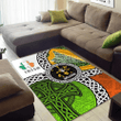 AIO Pride Griffin or O'Griffy Family Crest Area Rug - Ireland With Circle Celtics Knot