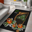 AIO Pride Knight Family Crest Area Rug - Harp And Shamrock