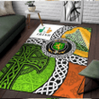 AIO Pride House of O'CONNOR (Kerry) Family Crest Area Rug - Ireland With Circle Celtics Knot