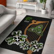 AIO Pride Upton Family Crest Area Rug - Harp And Shamrock