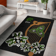 AIO Pride Westropp Family Crest Area Rug - Harp And Shamrock