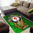 AIO Pride House of MACGEOGHEGAN Family Crest Area Rug - Ireland Coat Of Arms with Shamrock