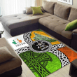 AIO Pride Lambe Family Crest Area Rug - Ireland With Circle Celtics Knot