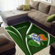 AIO Pride Topping Family Crest Area Rug - Ireland Shamrock