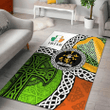 AIO Pride King Family Crest Area Rug - Ireland With Circle Celtics Knot