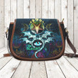 AIO Pride Celtic Wicca Saddle Bag - Occult Emblem of Witchcraft