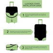 AIO Pride New Zealand Luggage Cover - Silver Fern 09