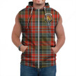AIO Pride MacPherson Weathered Clan Tartan Crest Sleeveless Hoodie