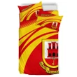 AIO Pride Gibraltar Coat Of Arms 3-Piece Duvet Cover Set Cricket