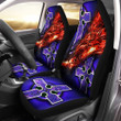 AIO Pride Celtic Car Seat Cover - Fire Dragon And Water Cross Style