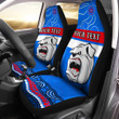 AIO Pride Custom Text Bulldogs Indigenous Car Seat Cover Shirt Western Football