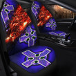AIO Pride Celtic Car Seat Cover - Fire Dragon And Water Cross Style