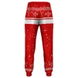 AIO Pride Kosrae Islands Coat Of Arms Christmas Jogger Pant - Red - Christmas Style