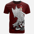 AIO Pride Livingstone Family Crest T-Shirt - Celtic Dragon Red