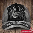 AIO Pride - Truck Driver Customize Skull Unisex Cap