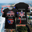 AIO Pride - Customize Puerto Rico Is My Blood Unisex Adult Shirts