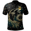 AIO Pride Grant Of Llwyn Y Grant Glamorgan Welsh Family Crest Polo Shirt - Celtic Wicca Sun Moons