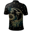 AIO Pride Nash Of Nash Pembrokeshire Welsh Family Crest Polo Shirt - Celtic Wicca Sun Moons