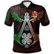 AIO Pride Rheinhallt Reginald King Of Man Welsh Family Crest Polo Shirt - Irish Celtic Symbols And Ornaments