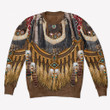AIO Pride Native American 3D Red Tribal Pattern Sweatshirt