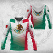 AIO Pride Mexico Flag And Coat Of Arms Hoodies