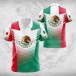 AIO Pride Mexico Flag And Coat Of Arms Polo Shirt