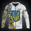 AIO Pride Custom Name Ukraine Camo Army Hoodies