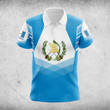 AIO Pride Custom Name Guatemala Flag Criss Cross Style Polo Shirt