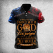 AIO Pride I Would Rather Stand With God And Be Judged By The World Polo Shirt