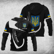 AIO Pride Custom Name Ukraine Coat Of Arms & Flag Hoodies