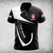 AIO Pride Custom Name Croatia Coat Of Arms & Flag Polo Shirt