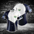 El Salvador Coat Of Arms Blue And White Baseball Jersey Shirt