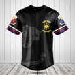 Customize Philippines Coat Of Arms Black Baseball Jersey Shirt