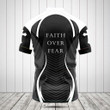 Faith Over Fear Cross 3D Men's Cycling Jersey