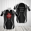 Faith Over Fear Cross 3D Shirts